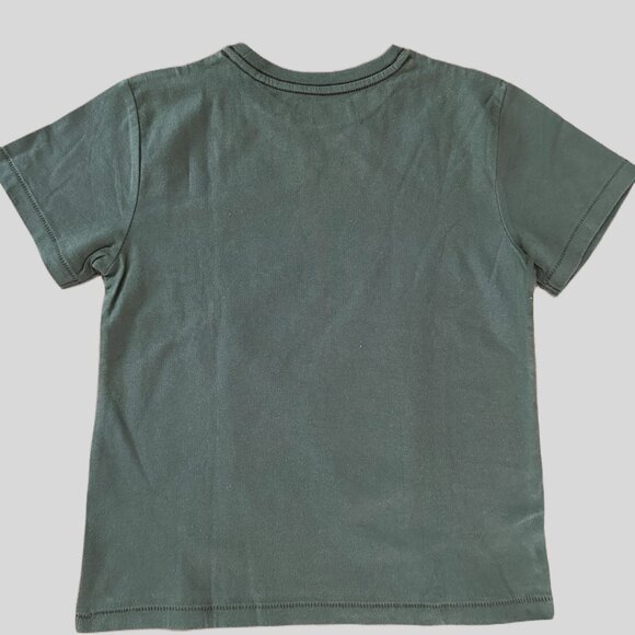 CHEROKEE BOYS ARMY GREEN T-SHIRT, SIZE XS (4/5), PRE-OWNED NEVER WORN - Picture 6 of 7